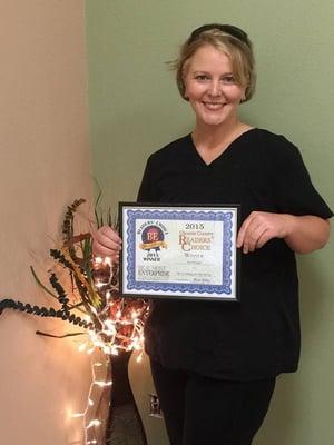 Voted "Best Massage" in Orange County by 2015 Readers Choice