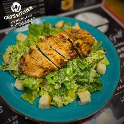 Unforgettable Chicken Caesar Salad. Taste the goodness! #ChickenCaesarSalad