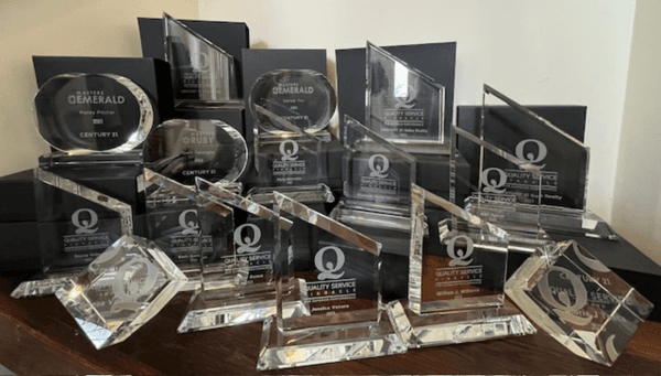 Quality Satisfaction Awards for Our Agents and Offices for Multiple Years