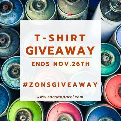 We are having a GIVEAWAY check out our Instagram for more details. @zons.apparel