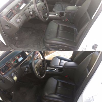 Interior Detail before and after