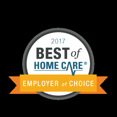 Home Care Assistance is proud to have been awarded the 2017 Best of Home Care Employer of Choice Award.  This award is from our employees!!