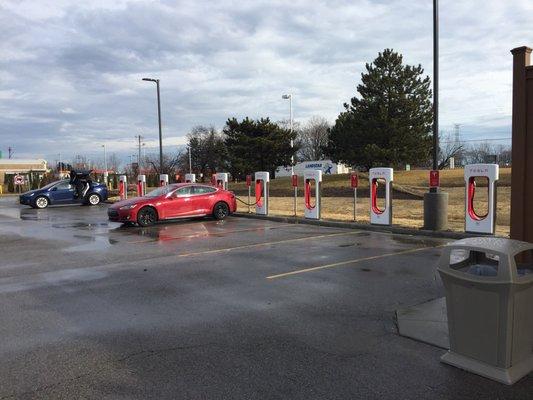 10 stalls near the Meijer