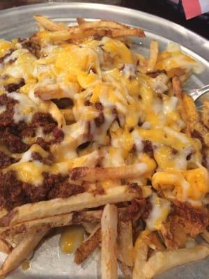 Chili cheese fries regular size