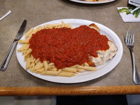 Chicken Parm. Enough for two!