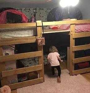 Custom bunkbeds in Warren, MI.