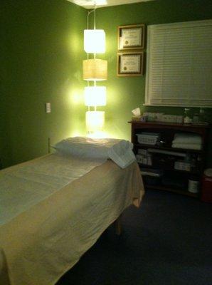 Acupuncture/bodywork space