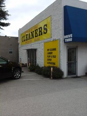 Drive through cleaners .