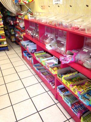 Candy aisle side one.