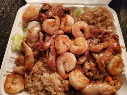 Teriyaki Chicken and Shrimp