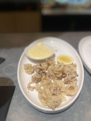 Rhode Island Calamari with Lemon aioli