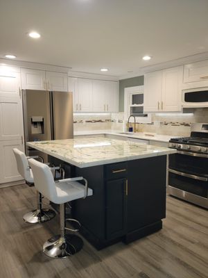 Custom built kitchen island!!!