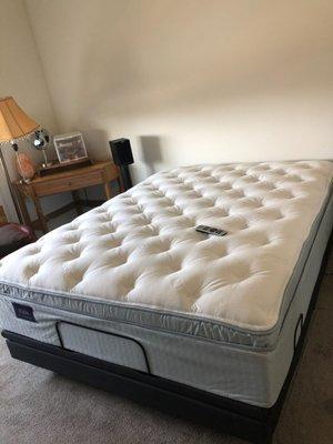 This is my new mattress after a prompt delivery.