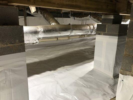 Another great Crawlspace encapsulation!