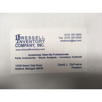 Dressell Inventory Co Inc