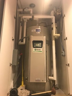 Install new water heater