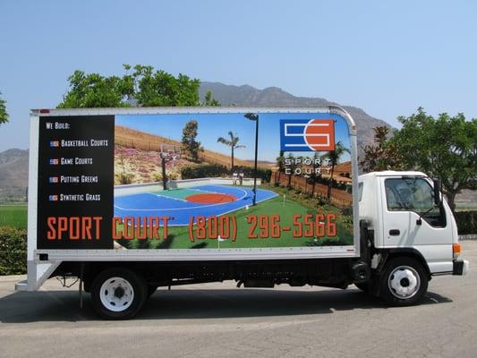 Sport Court Box Truck Wrap