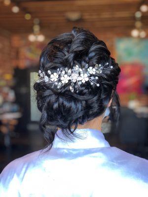 Wedding updo