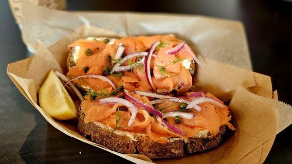 Smoked Salmon Dill Toast