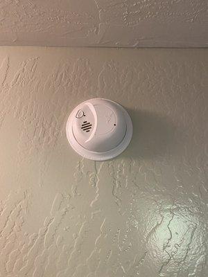 New wired smoke alarm