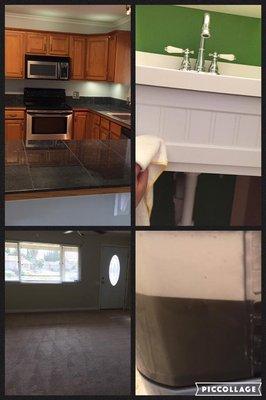 These are pictures from a move-in service in Livermore!  To book your clean up call or text at 9254818854!