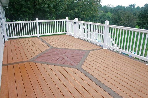 Custom composite deck.