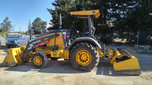 One of the tractors you can rent.