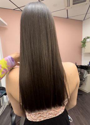 Keratin treatment (Brazilian)