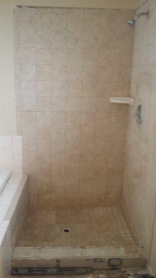 After picture of Shower Renovation