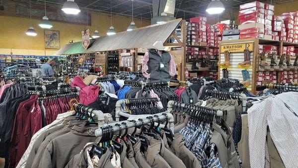 Tons of western wear for men and women