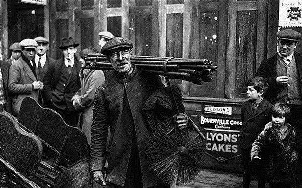 chimney sweeping cica 1900....alot has changed! call us!