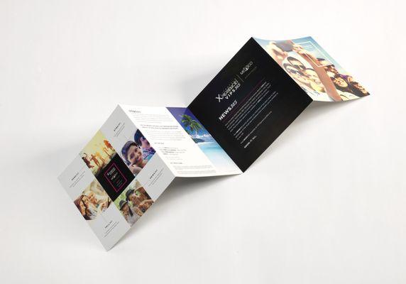 We can help with your next brochure. Our in-house creative team can work with you on design, or send us your files. We'll print and ship!