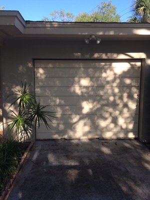 Before & After Garage Door Installation in Tarpon Springs, FL