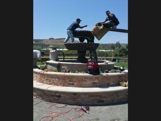 We Provide Repair Services of fountains, we can brick life back to any fountain.