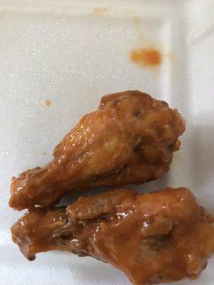 Wet, hot wings. I really liked these!