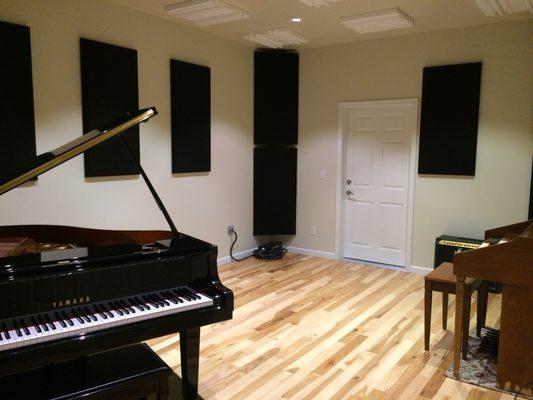 Reverse angle of the live room.