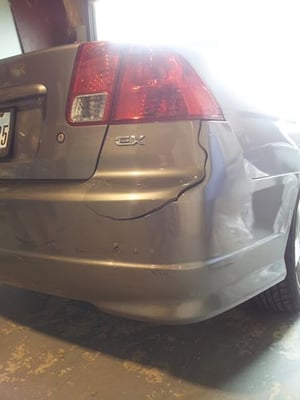 2007 Civic bumper (before)