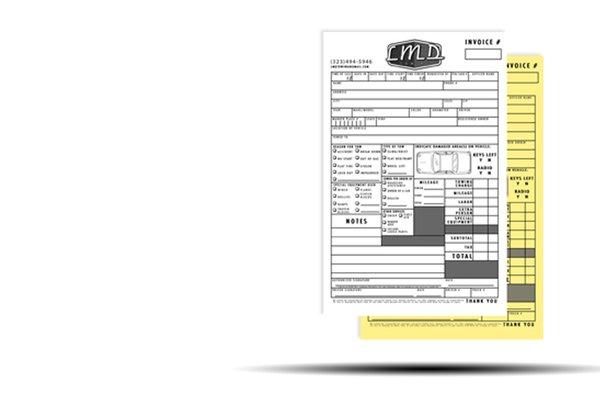 NCR Carbonless Receipts