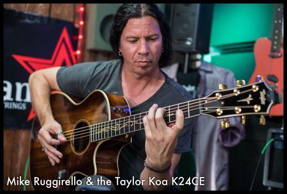 Im playing the new "V-Class" K24CE on TheoryThursday. Episode 54 the "V-Class RUMBLE" sponsored by Taylor Guitars.