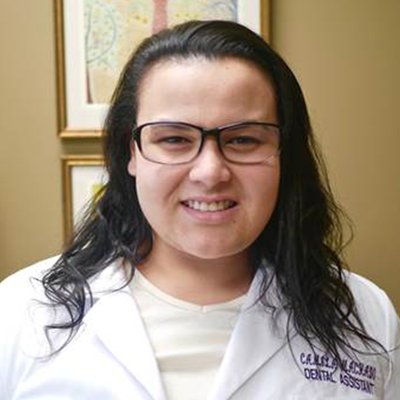 Camila Machado Mariano, CDA. Learn more about Camila here: http://flawlessdental.com/meet-our-staff/