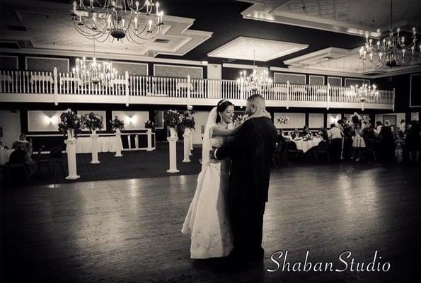 Beautiful couple, beautiful wedding. Come in to Shaban studio for a free quote today.