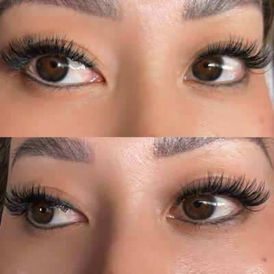 Hybrid Eyelash Extensions