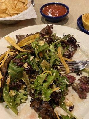 Fiesta steak salad