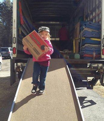 When you need a moving truck for cookies, give us a call!