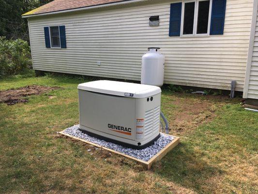 Generac 16K standby generator installed