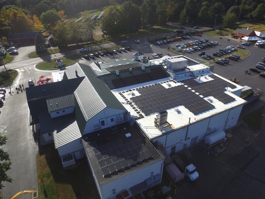 TPO Membrane and Metal Roof hybrid, Guilford, CT