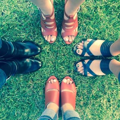 my gfs and i all rockin Magritte shoes