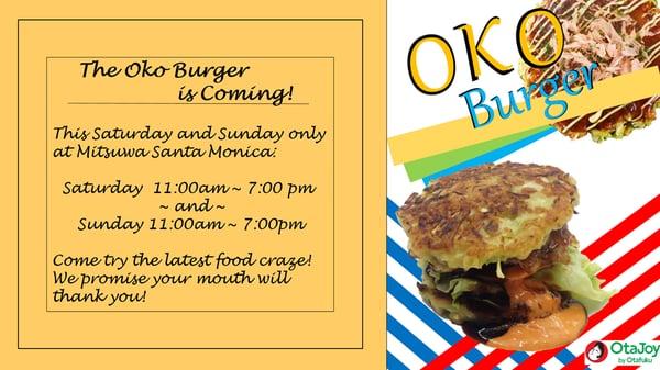 Oko Burger Pop-Up