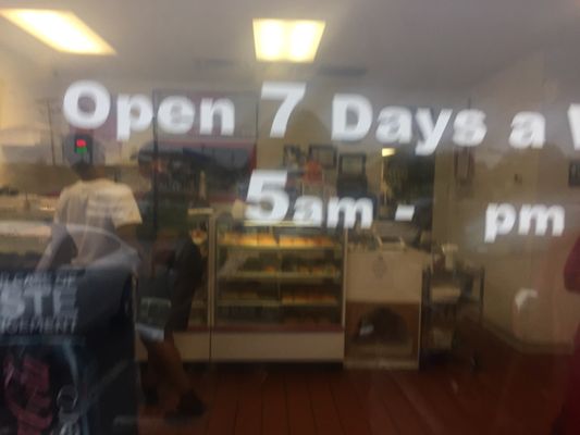 Open 7 days a week