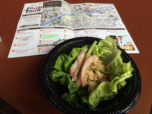 Tofu salad at wild river grille